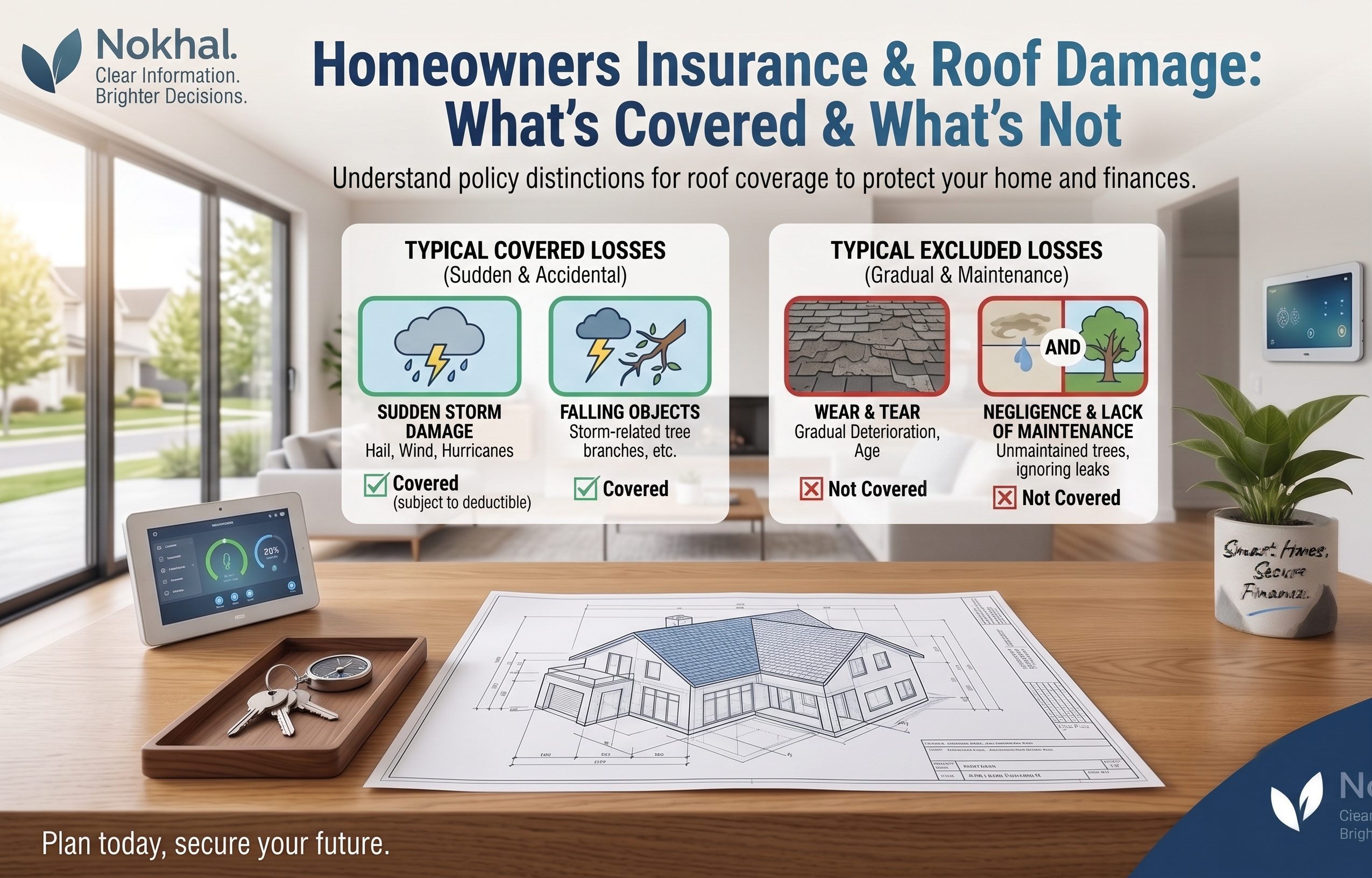 Does homeowners insurance cover roof damage?