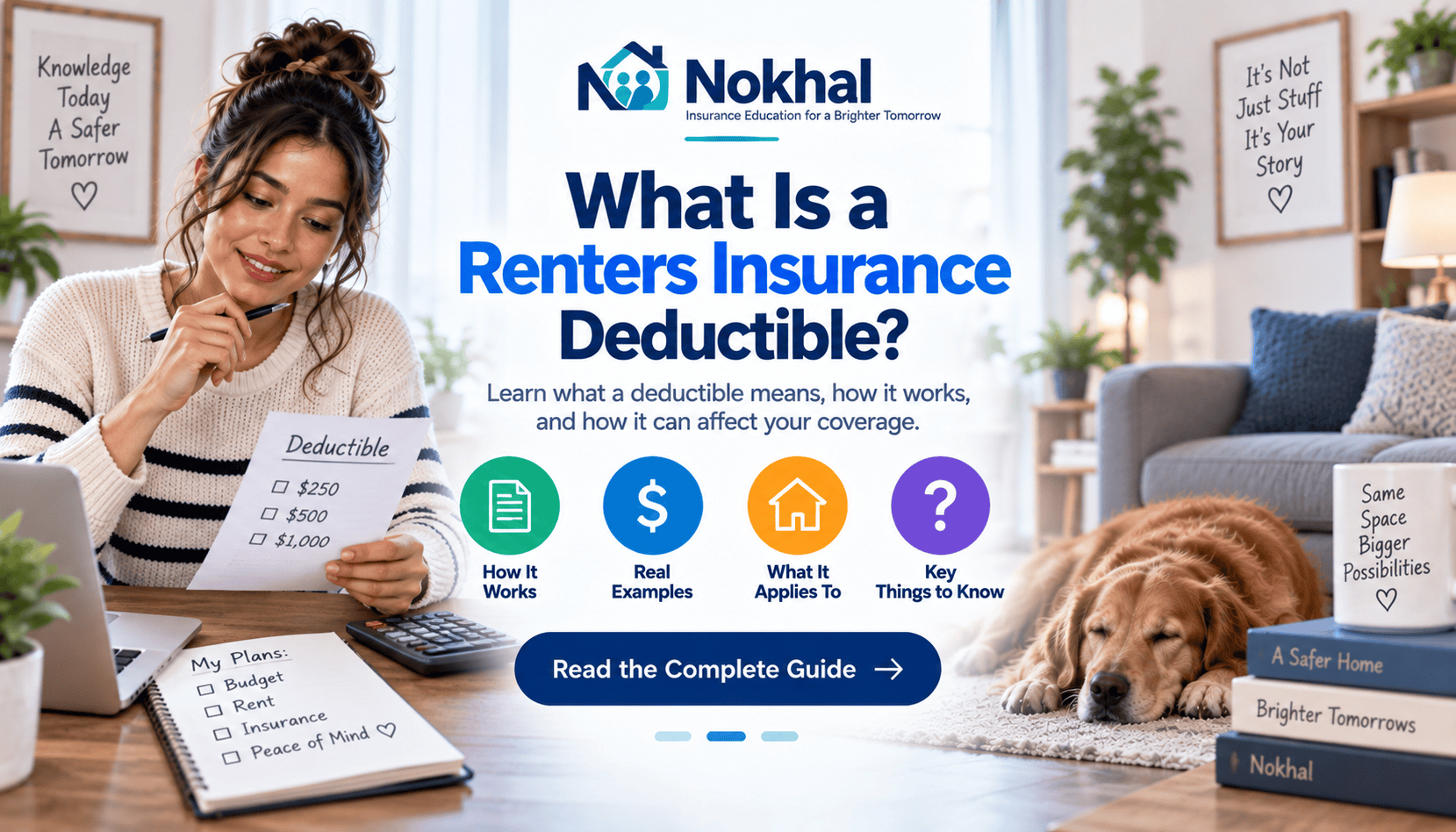 What is a renters insurance deductible